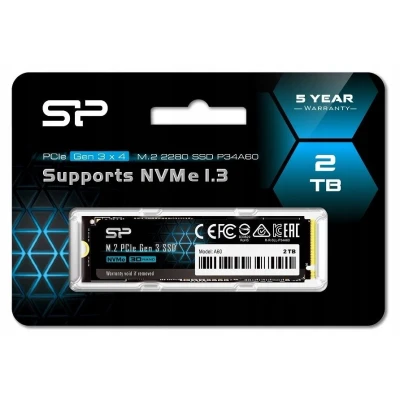 Imagen de Silicon power p34a80 m.2 2048 gb pci express 3.0 slc nvme