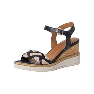Imagen de Tamaris Sandalias de cuña, Mujer, Talla: 41, Navy Zapatos