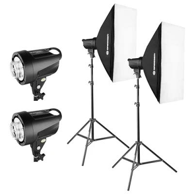 Imagen de Juego De Flashes Estudio Bresser Brt 200 N.º 1