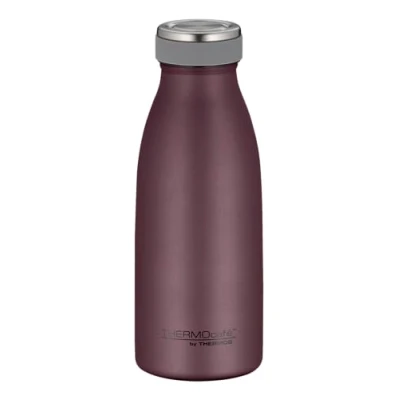 Imagen de THERMOcafé by THERMOS TC BOTTLE Termo de acero inoxidable (0,35 L, resistente al carbono, 12 horas calor, 24 frío, a prueba fugas, para la escuela, viajes y oficinas)