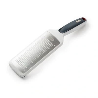 Imagen de Zyliss E900035 Smooth Glide Rallador Fino, Plástico/Acero inoxidable, Blanco/Gris, Manual con Mango, Apto Para Lavavajillas