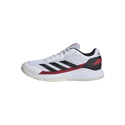 Imagen de adidas Courtquick Padel Shoes, Zapatos Hombre, FTWR White Core Black Lucid Red, 49.5 EU
