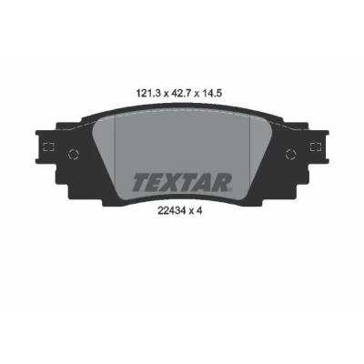 Imagen de Juego de pastillas TEXTAR 2243401