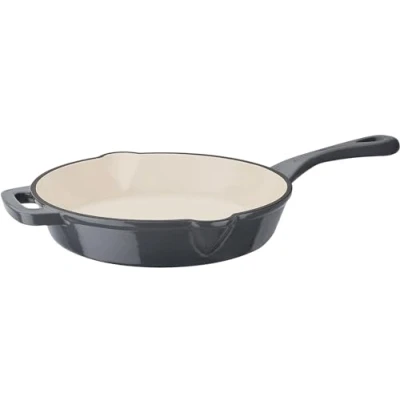 Imagen de GSW Stahlwaren GmbH Cacerola, 26 x 6 cm, Hierro Fundido, Gris, 2 L