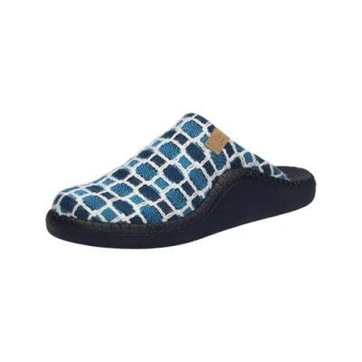 Imagen de Josef Seibel Pantuflas para mujer Monaco.D.03, ancho F 1/2 (estrecho), Turquesa Multi, 41 EU Schmal