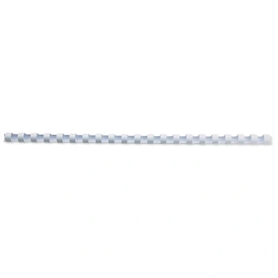 Imagen de GBC 4020635 Canutillo plástico DIN A4 21 anillas 6 mm (caja 25) color blanco