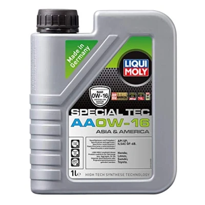 Imagen de Liqui Moly Special Tec AA 0W 16 1L Aceite de motor 21326 TOYOTA: Yaris III Hatchback, C HR, Corolla XII Familiar, SUZUKI: SWIFT 5, Ignis