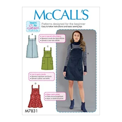 Imagen de McCall Pattern Company M7831 Patrón de costura para jersey mujer (tallas 4 12)