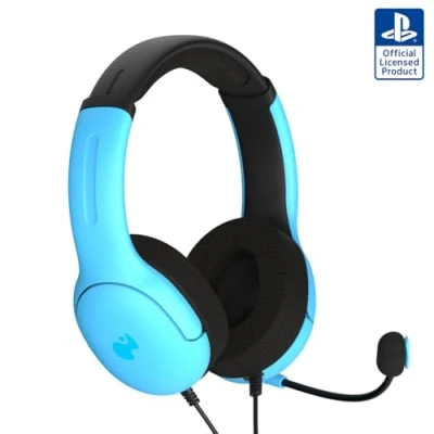 Imagen de Auriculares gaming PDP Airlite Wired, Con cable, Para PS5 y PC, Neptune Blue