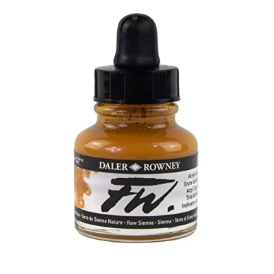 Imagen de Fw Artists Tinta Acríl. Líquida Yellow Ochre Fr.29,5Ml