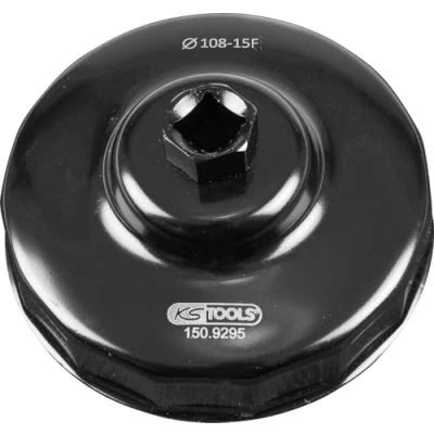 Imagen de KS Tools 150.9295 1/2“ Llave para filtros de aceite camión, 108 15