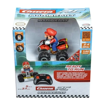 Imagen de Carrera RC 2,4GHz Mario Kart(TM), Quad 1:40 (370400020)