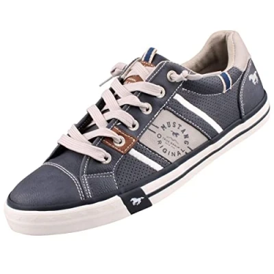 Imagen de Mustang 4072 308 800, Zapatillas sin Cordones Hombre, Azul (Dunkelblau 800), 44 EU