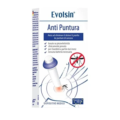 Imagen de Evolsin ® Tratamiento de picaduras insectos sin productos químicos el curador eléctrico alivia picor y la hinchazón funciona pilas Para niños a partir 6 meses