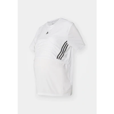 Imagen de adidas Performance Maternity Camiseta estampada, Mujer, Talla: XXS, White