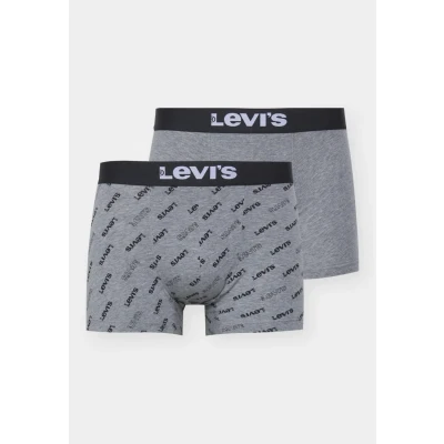Imagen de Levi&#039;s MEN LOGO Brief 2 PACK Culotte, Hombre, Talla: Small, Grey/black