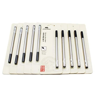Imagen de Absea 10 piezas jinhao recarga rollerball,recarga bolígrafo, negro pluma estilografica,estándar bolígrafo recargable