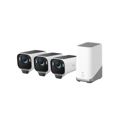 Imagen de eufy Security S3 Pro (eufyCam 3 Pro), 4K Camara vigilancia WiFi Exterior Solar, visión MaxColor, energía inagotable 2.0, reconocimiento Facial IA, Almacenamiento Local Ampliable, sin cuotas