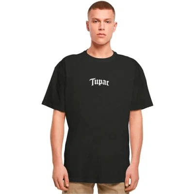 Imagen de Mister Tee 2PAC 2PACALYPSE NOW Oversize Camiseta estampada, Hombre, Talla: 3XL, Black