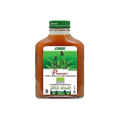 Imagen de Salus Jugo Natural de Llantén Complemento Alimenticio 200 ml Ayuda a la Salud las Vías Respiratorias Elaborado con Hierba Fresca