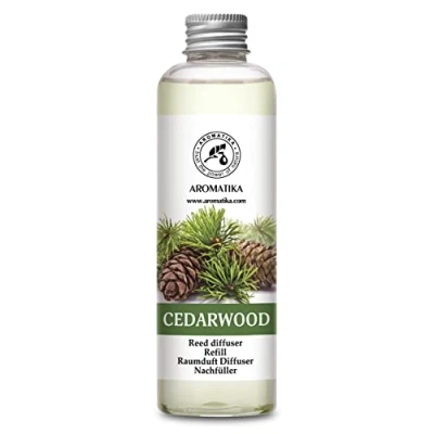 Imagen de Recambio de Difusor Cedro 200 ml Relleno Difusores Aromáticos Ambientador Perfumado Fragancia para Habitación Fresca