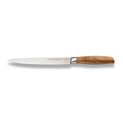 Imagen de Echtwerk EW SM 0345 Cuchillo jamanero de Acero Inoxidable, Hoja 20cm, Mango Madera, 39,6 x 7,9 3,3cm