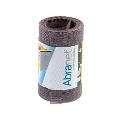 Imagen de Mirka Abranet rollo de lijado neto 115 mm x 2,5 m Velcro / grano P80 1 para lijar madera, masilla, barniz, plástico AE555F0180