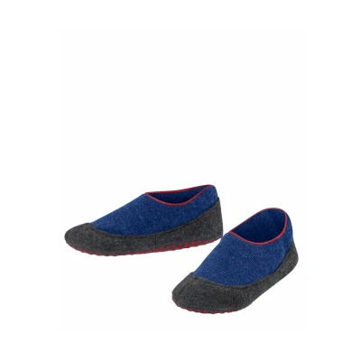 Imagen de FALKE Cosy Slipper K HP lana puños en la suela 1 par, Calcetines para casa Unisex niños, Azul (Cobalt Blue 6054), 23 24