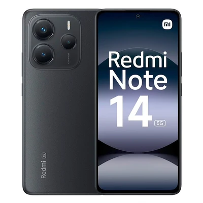 Imagen de Xiaomi Redmi Note 14 5G Smartphone de 8+256GB, Pantalla 6.67&quot; AMOLED FHD+ 120Hz, MediaTek Dimensity 7025 Ultra, cámara 108MP, 5110 mAh, Cargador no Incluido, Negro (Versión ES)