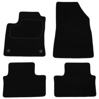 Imagen de MAMMOOTH A041 RNT141 PRM 01 Juego de alfombrillas suelo textil delante y detrás 4 negro Adaptado RENAULT: Clio V Hatchback