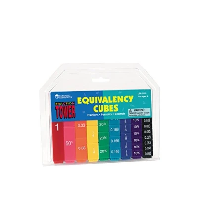 Imagen de Learning Resources Juego educativo para aprender fracciones, matemáticas niños, juegos matemáticos manipulativas, educativos, escolar, 6 años