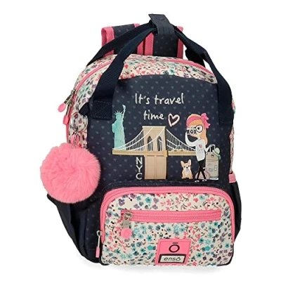 Imagen de Enso Travel Time Mochila pequeña Azul 23x28x10 cms Poliéster 6,44L