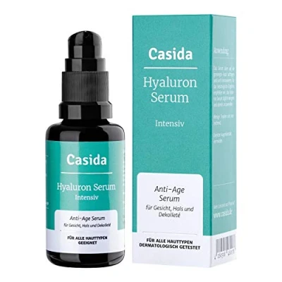 Imagen de Casida® suero hialurónico intensivo ácido altamente efectivo dosis alta antienvejecimiento para rostro, cuello y escote la calidad de farmacias 30ml