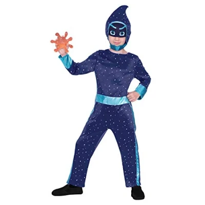 Imagen de Amscan 9904235 Disfraz infantil de ninja (116 cm), color azul , color/modelo surtido