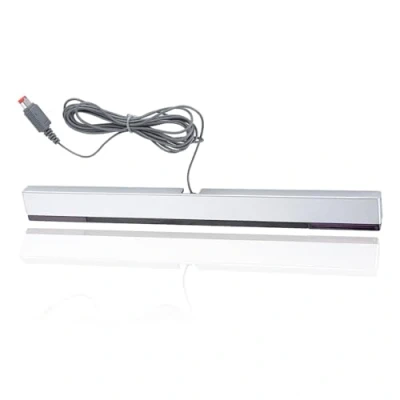 Imagen de Dpofirs Barra de Sensor Rayos señal infrarroja IR con Soporte, Receptor Cable para Consola Wii/WIIU, fácil Montar el Encima o Debajo del Monitor TV