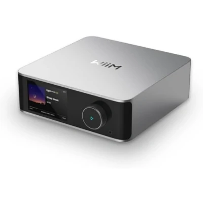Imagen de WiiM Ultra Music Streamer, Preamplificador Digital, Pantalla táctil 3,5&quot;, Compatible con Google Cast, Alexa, Reproduce Spotify, Amazon Music, Tidal, HDMI ARC, Entrada Phono, Salida Auriculares, Plata