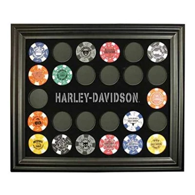 Imagen de Harley Davidson Poker Chip Collectors Frame 6927