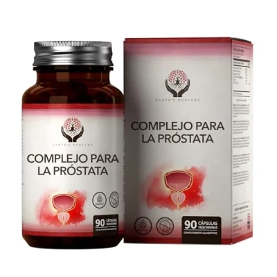 Imagen de en Prostata Capsulas 90 6 Ingredientes Activos:, Hoja de Ortiga, Semilla Calabaza y Zinc Sin OGM, Gluten ni Alérgenos Fabricado el RU