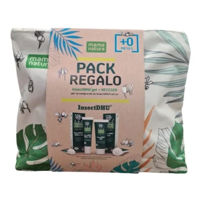 Imagen de Mama Natura Pack Insectdhu Gel + Roll on Bebé,Neceser Especial Regalo,Cuidado de la Piel irritada por Picaduras Insectos,desde +0 meses,apto para tu bebé