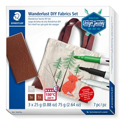 Imagen de STAEDTLER 61 DJT6 Design Journey Juego de bolso tela Wanderlust DIY