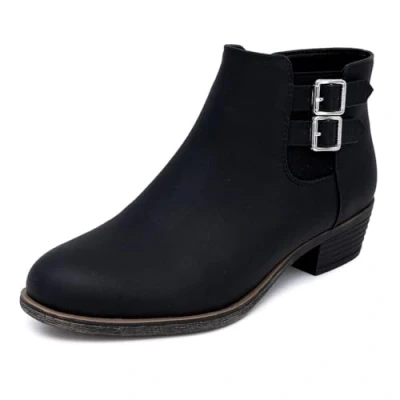 Imagen de Nautica Botines para mujer con cremallera lateral, elegantes botas de vestir mujer, un tacón bajo, diseño elegante y tamaño versátil, el botín perfecto ocasiones e informales