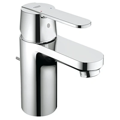 Imagen de Grohe Get Grifo de lavabo monomando S (vaciador automático, cartucho cerámica 35 mm, menor consumo agua con caudal 5,7 l/min, fácil instalación, altura 139 mm), cromo, 32883000