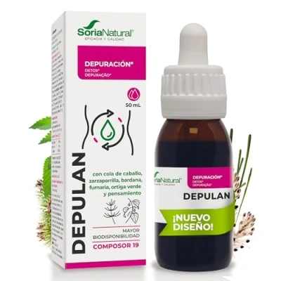 Imagen de Soria Natural Composor 19 Depulan Complex Favorece la Desintoxicación, Limpieza Interna Mejora Función Hepática y Renal Botella de 50ml
