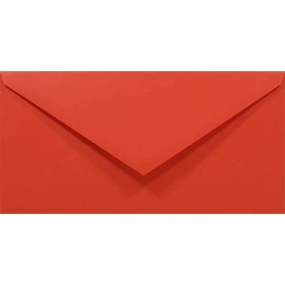 Imagen de Netuno 100 sobres largos de color rojo DL 114 x 162 mm 80 g Rainbow solapa en punta engomada sin ventana para invitaciones bodas tarjetas felicitación notas agradecimiento Navidad cartas vales