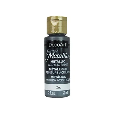 Imagen de Deco artdazzling Metallics Pintura acrílica 2oz Zinc, Otros, Multicolor
