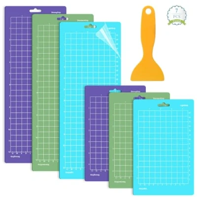 Imagen de 6 Piezas Alfombrillas de Corte, Tapete Corte 12x 4.4/6.4 x 4.4 para Cricut Joy Adhesivo Repuesto con Espátula