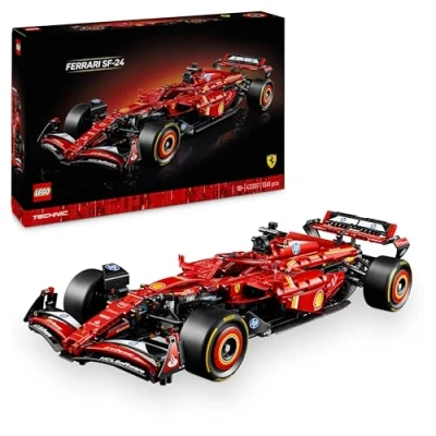Imagen de LEGO Technic Coche Ferrari SF 24 F1 Maquetas para Construir Adultos, Vehículo de Carreras Rojo Coleccionar, Regalo Hombres y Mujeres, Padres o Pareja Aficionados a la Fórmula 1 42207