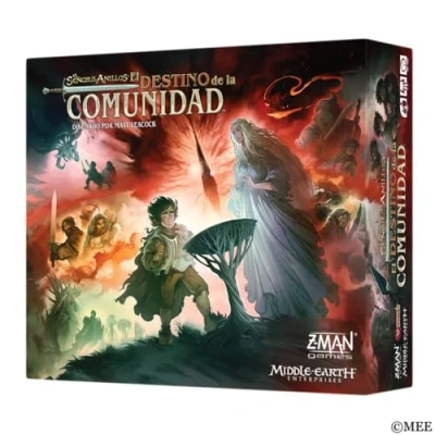 Imagen de Z Man Games el Señor de los Anillos: Destino la Comunidad, Juego Mesa cooperativo con Mecanismo Pandemic, estratégico en Tierra Media para 1 a 5 Jugadores, Version Española