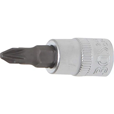 Imagen de BGS 2491 Punta de vaso entrada 6,3 mm (1/4&quot;) cruz PZ2