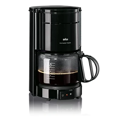 Imagen de Braun 0X13211003 Cafetera de goteo independiente, 1000 W, 1.2 L, 10 cups, 20 dB, acero inoxidable, negro
